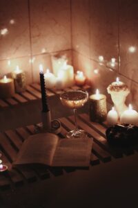 book-inspired candles