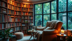 calming book lover's paradise