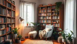 cozy reading hideaway